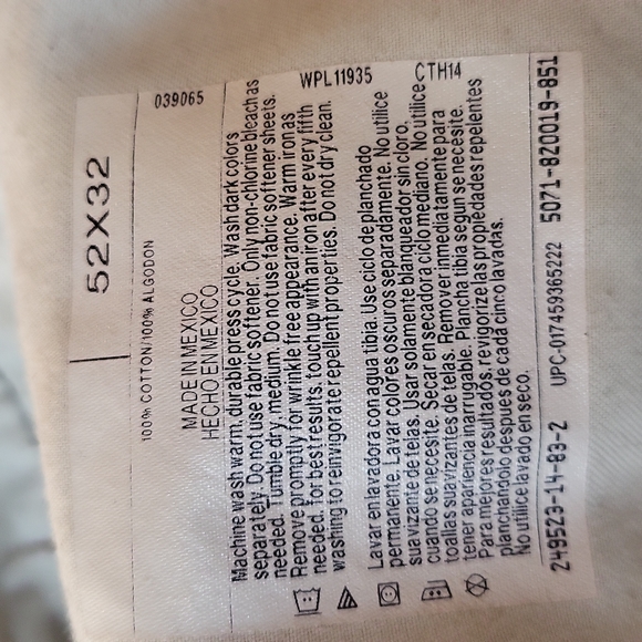 St. Johns Bay Big and Tall black pants - Picture 3 of 3